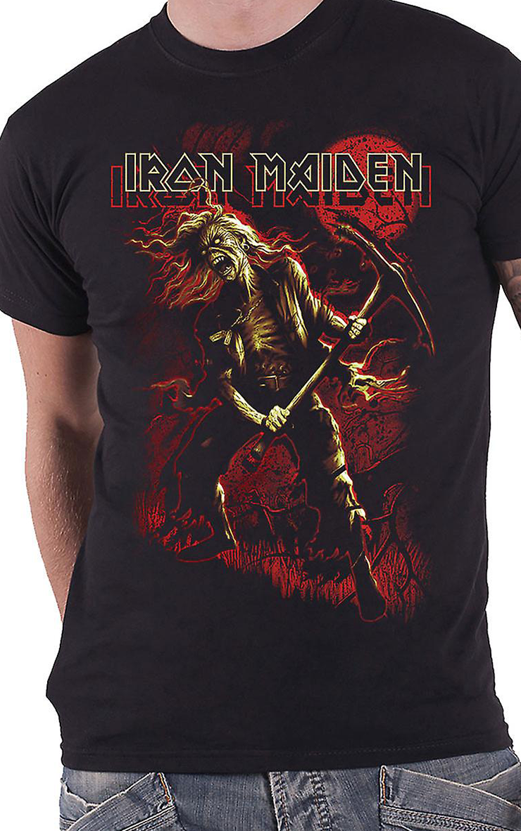 Iron Maiden Benjamin Breeg Mens Black T-Shirt