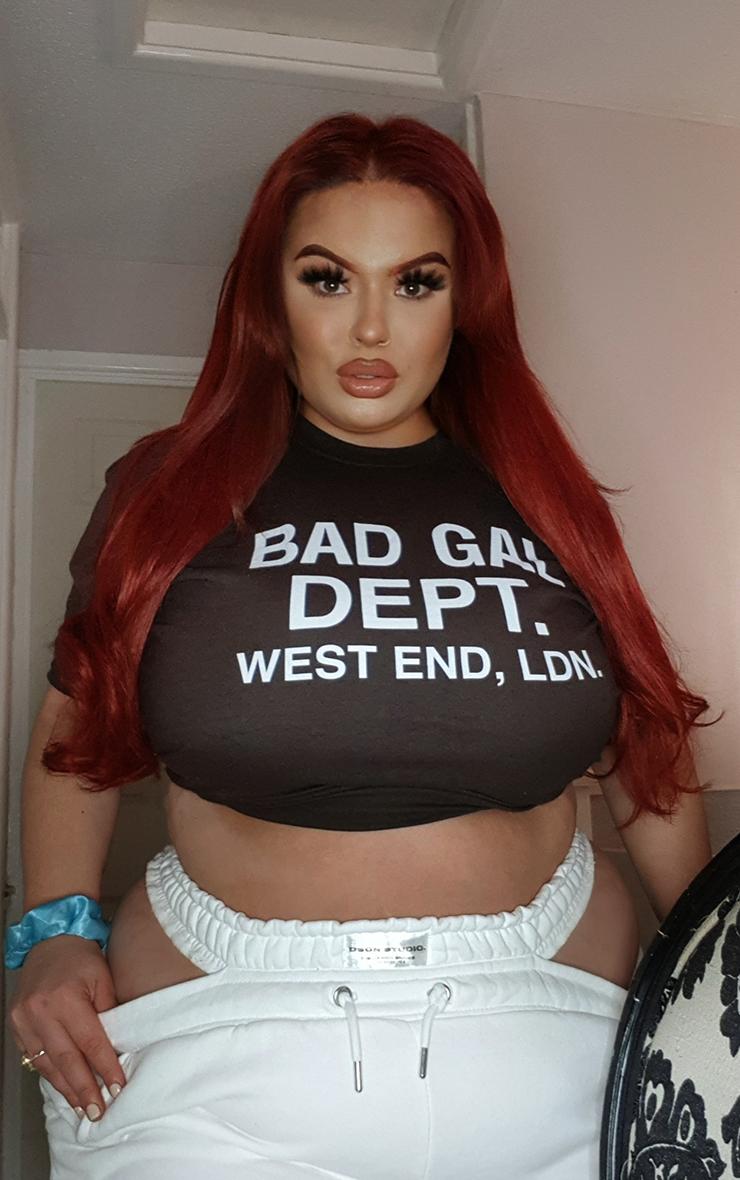 Plus Size Bad Gal Dept West End LDN T-Shirt