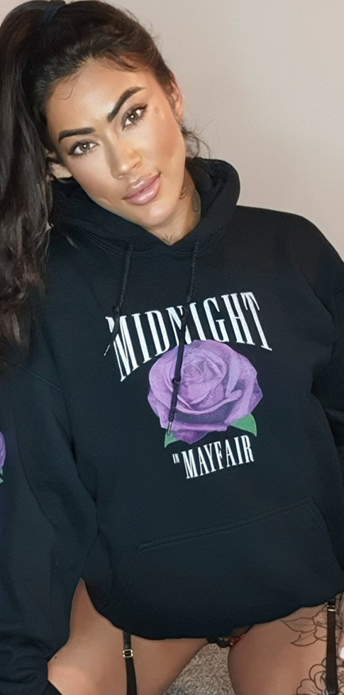 Midnight in Mayfair Black Hoodie