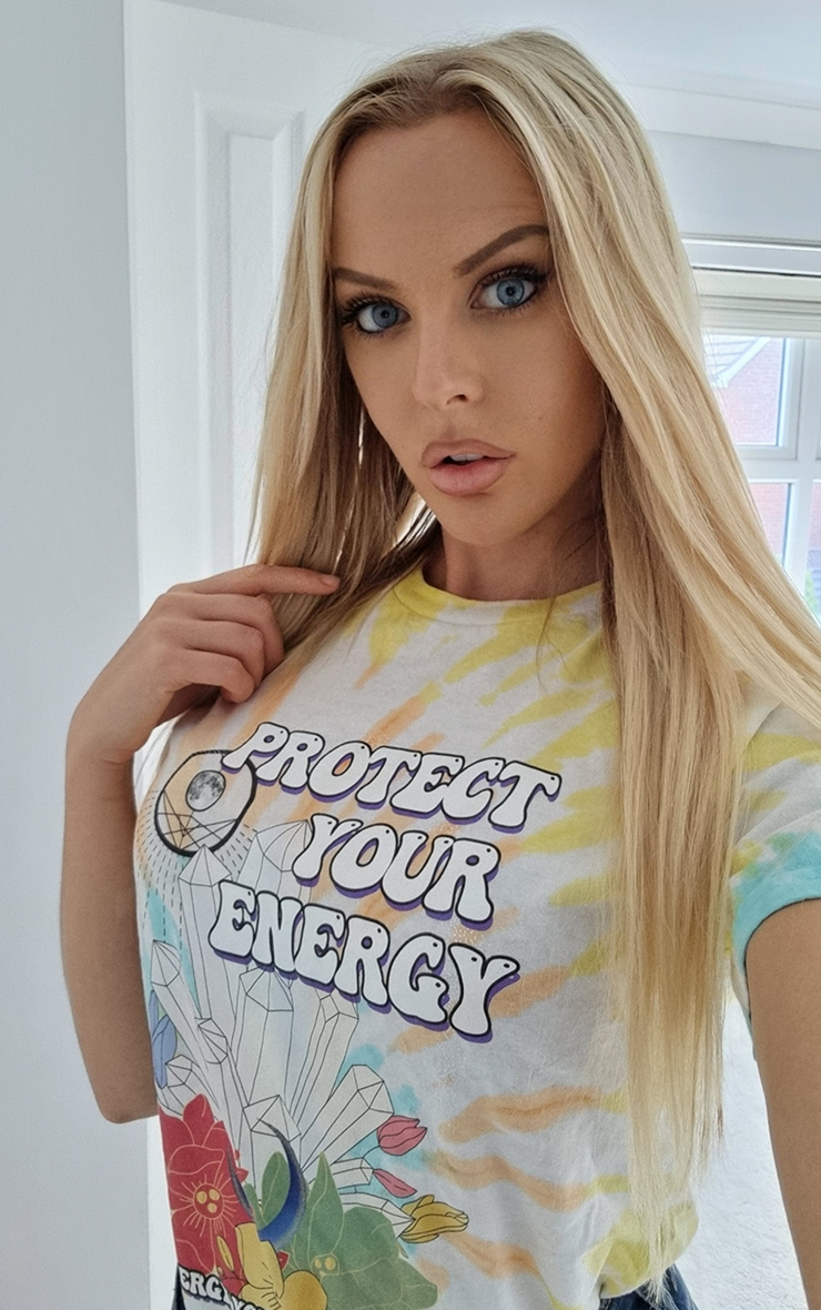 Protect Your Energy ⚡⚡ Tie Dye Festival T-Shirt