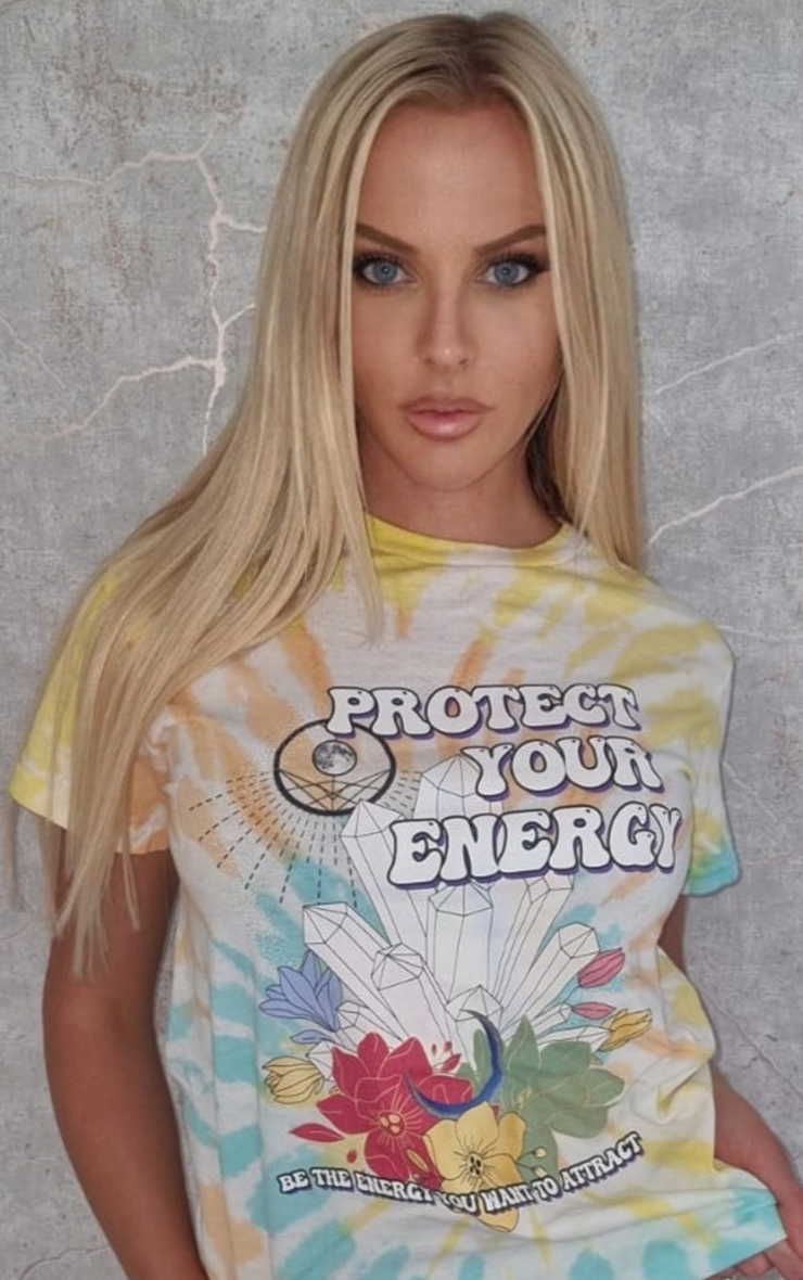 Protect Your Energy ⚡⚡ Tie Dye Festival T-Shirt