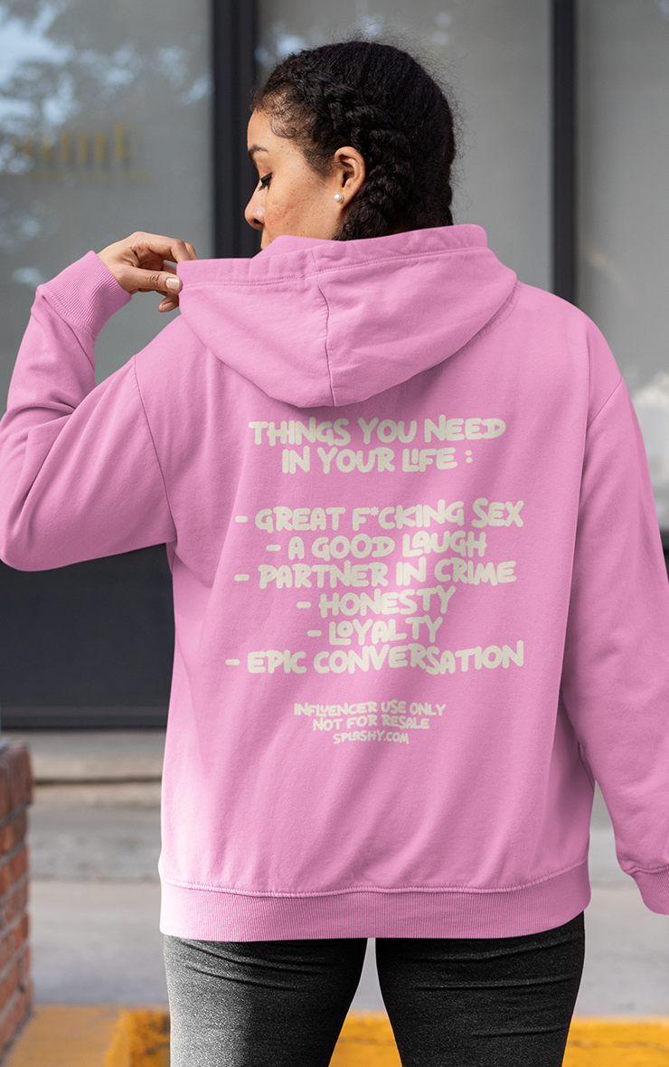 Things you need in your life Splashy South East London Hoodie