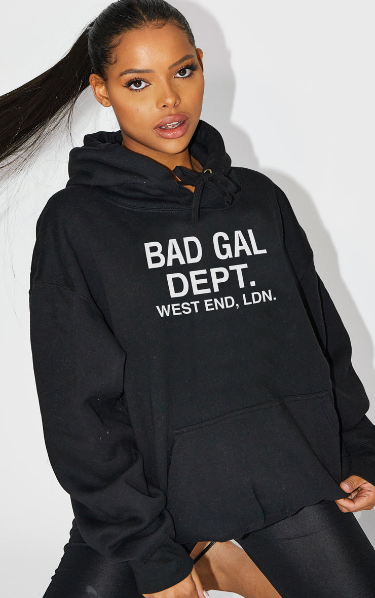 Bad Gal Dept West End LDN Oversized Hoodie