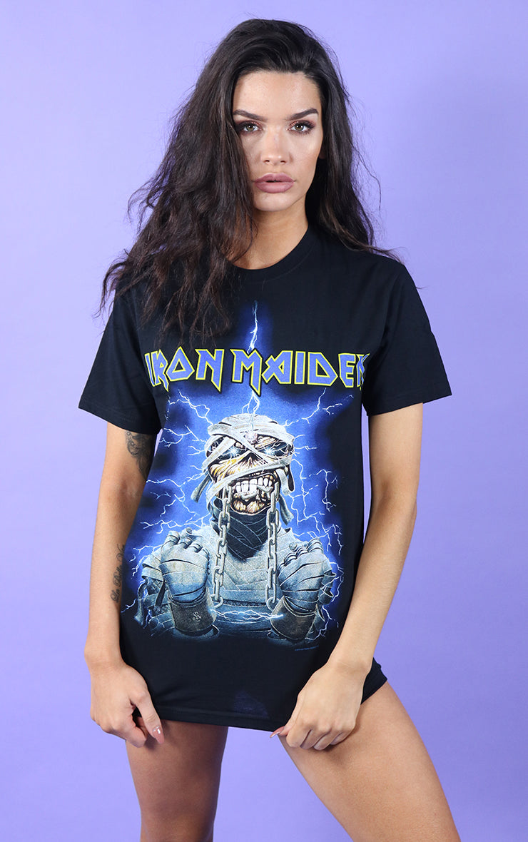 Iron Maiden Power Slave Mummy Black T-Shirt