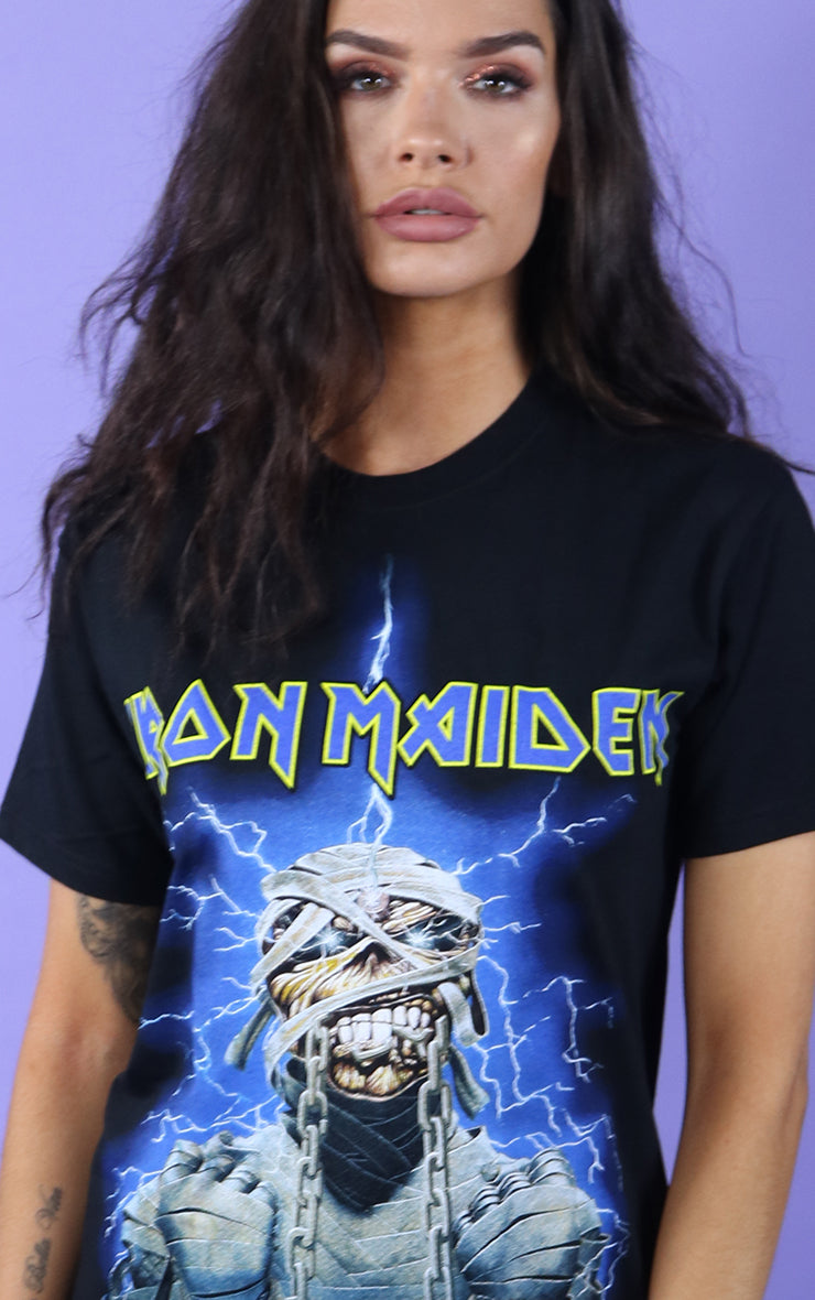 Iron Maiden Power Slave Mummy Black T-Shirt