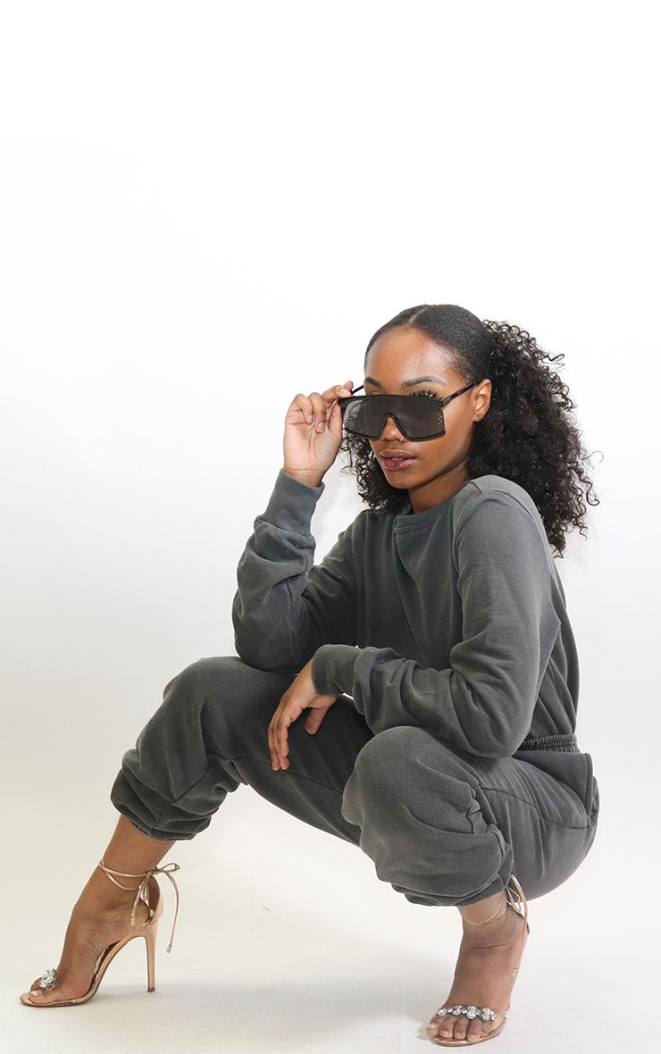 Charcoal Cuffed Joggers trousers Splashy 