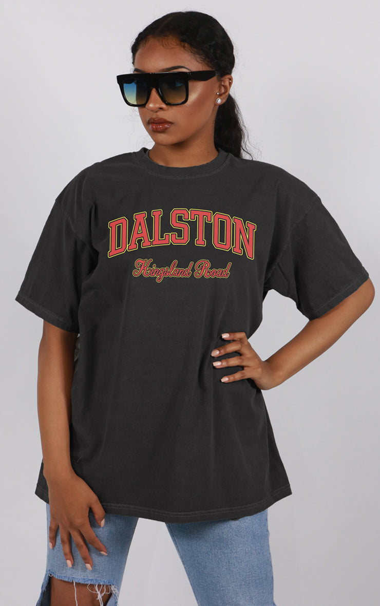 Dalston Kingsland Road East London Black T-Shirt