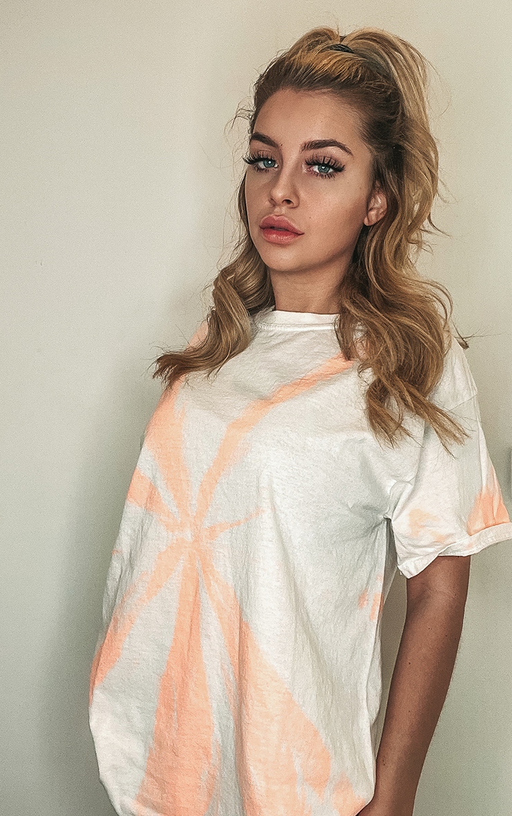 Neon Starburst Tie Dye T-Shirt