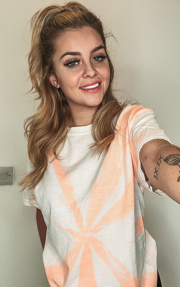 Neon Starburst Tie Dye T-Shirt