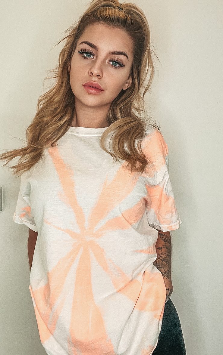 Neon Starburst Tie Dye T-Shirt