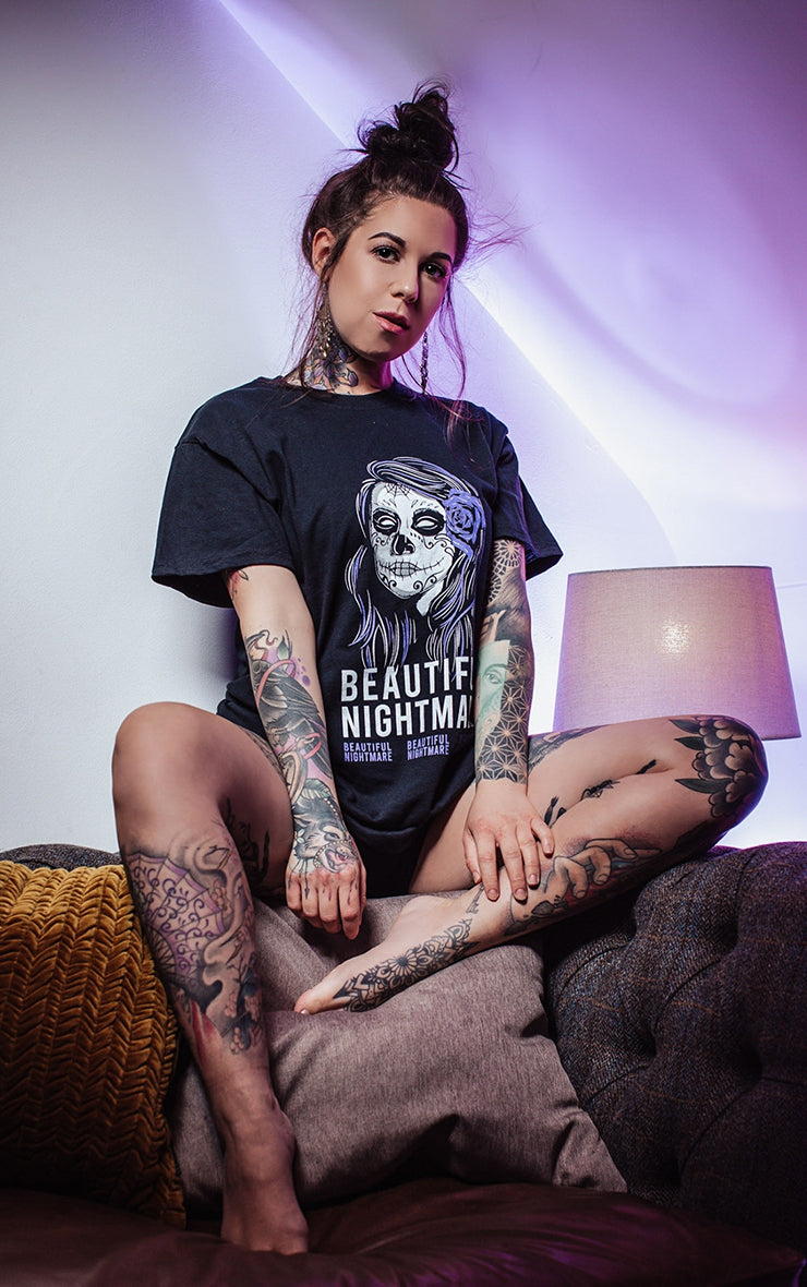 Beautiful Nightmare 🎃  Black T-Shirt