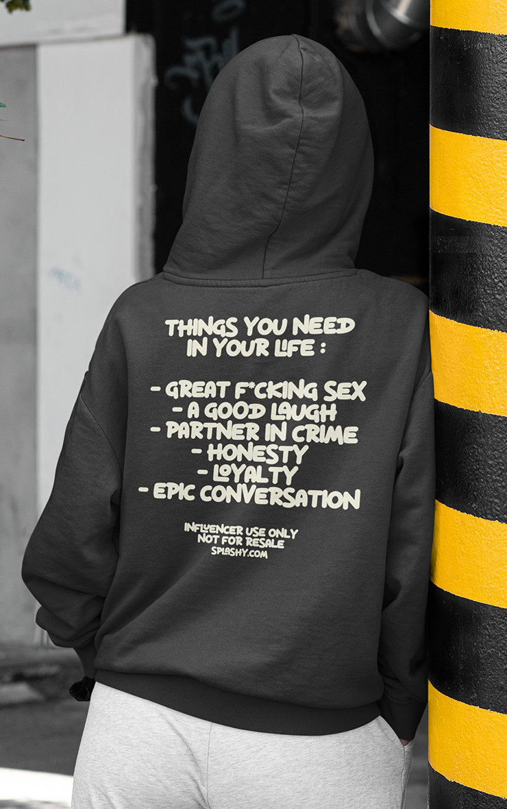 Things you need in your life Splashy South East London Hoodie