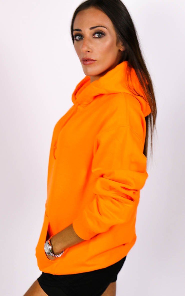 Neon Orange Festival Hoodie T-Shirt Splashy 