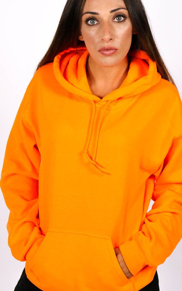 Neon Orange Festival Hoodie T-Shirt Splashy 