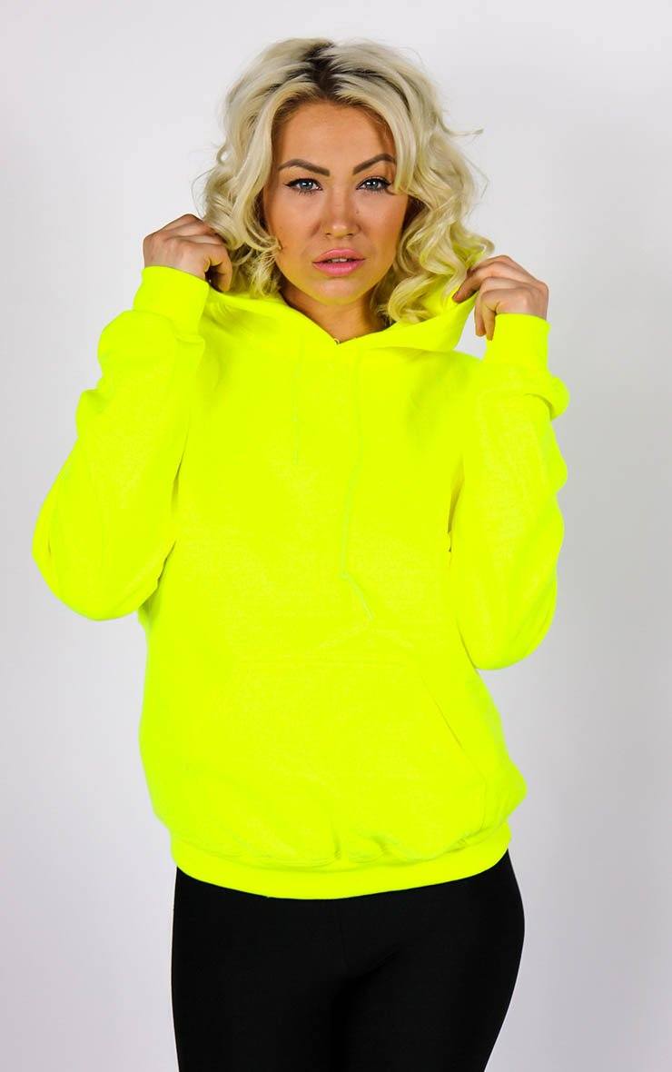 Neon Yellow Festival Hoodie T-Shirt Splashy 