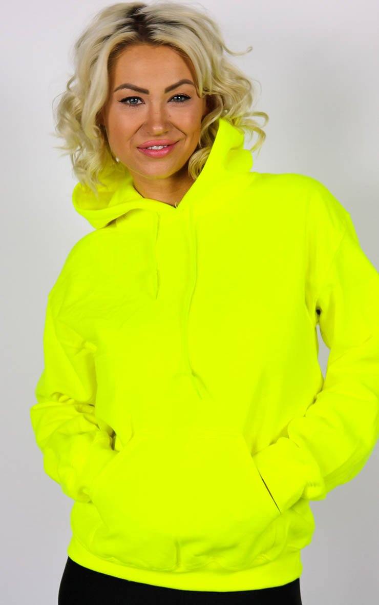 Neon Yellow Festival Hoodie T-Shirt Splashy 