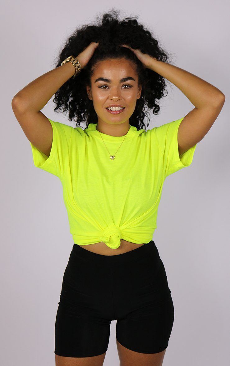 Neon Yellow T-Shirt T-Shirt Splashy 