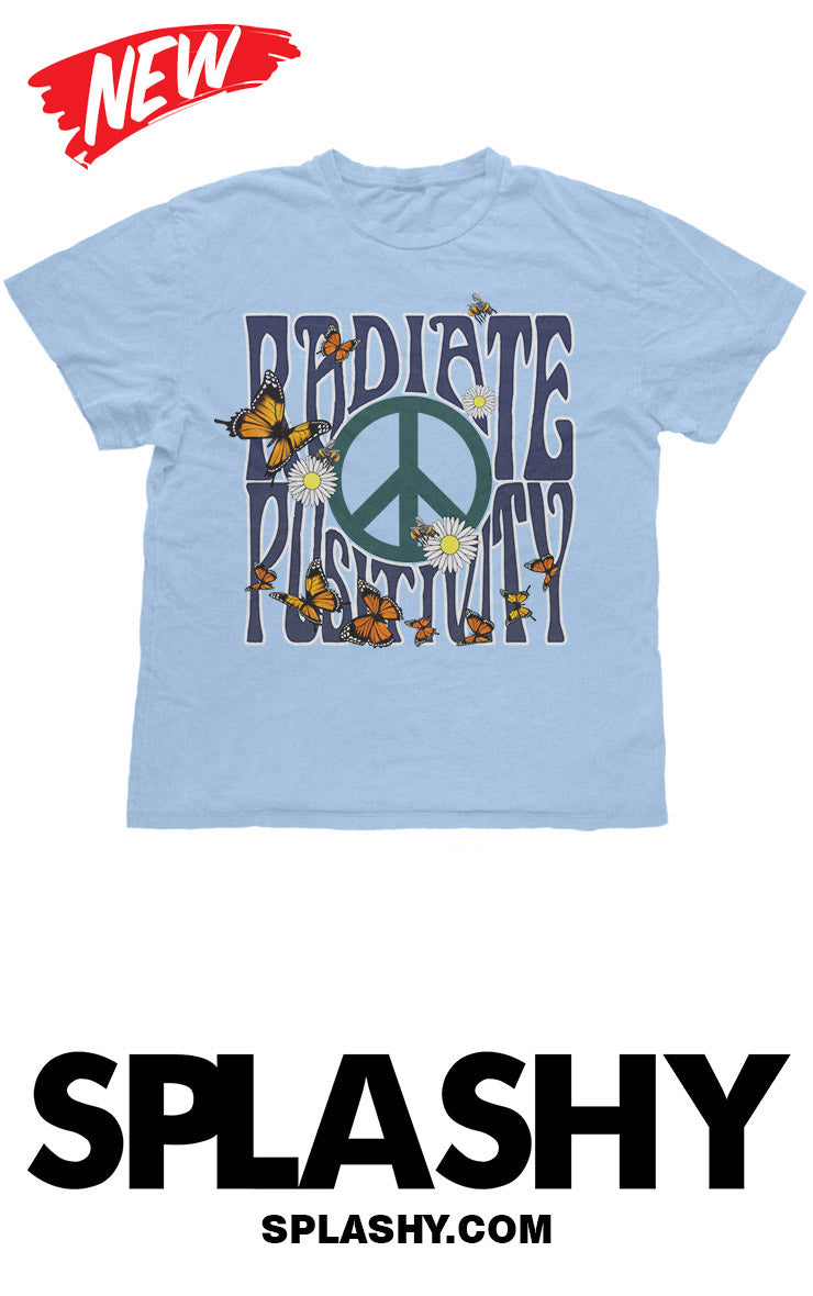 Radiate Positivity Peace Vibes T-Shirt
