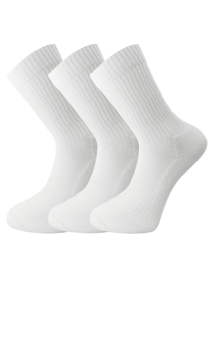 Classic White Oversized Ankle Socks