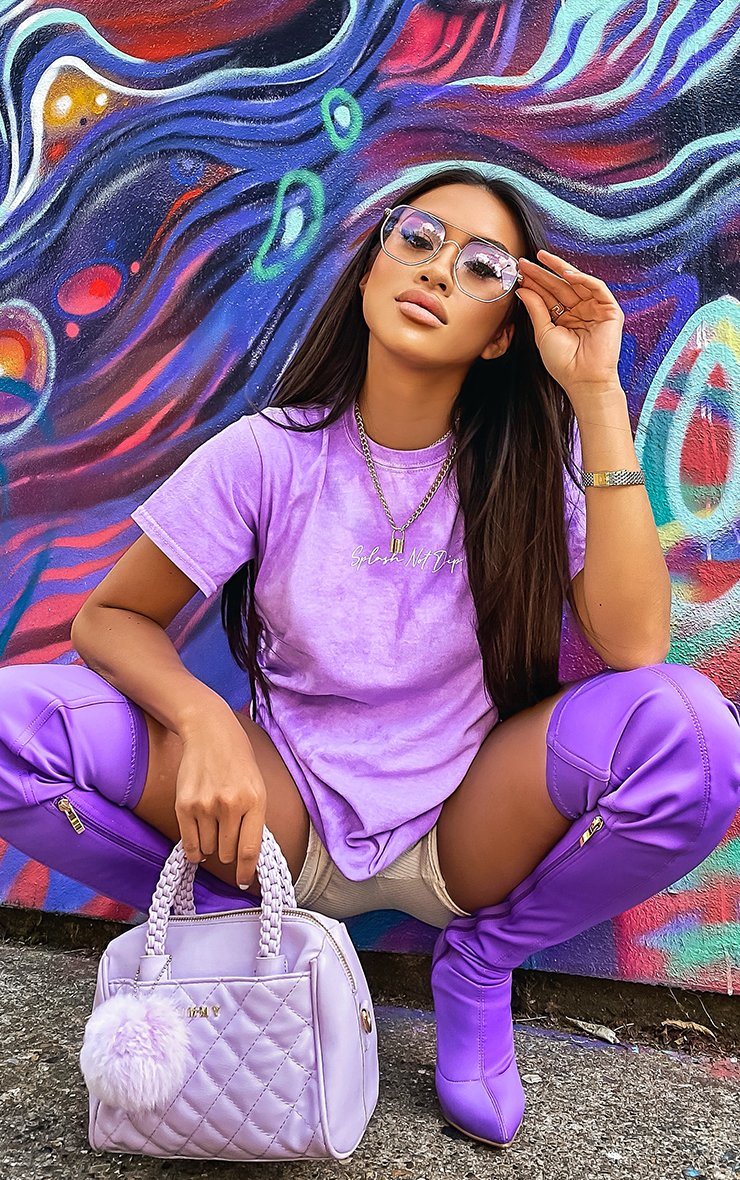 Splash Not Drip Signature Purple T-Shirt T-Shirt Splashy 