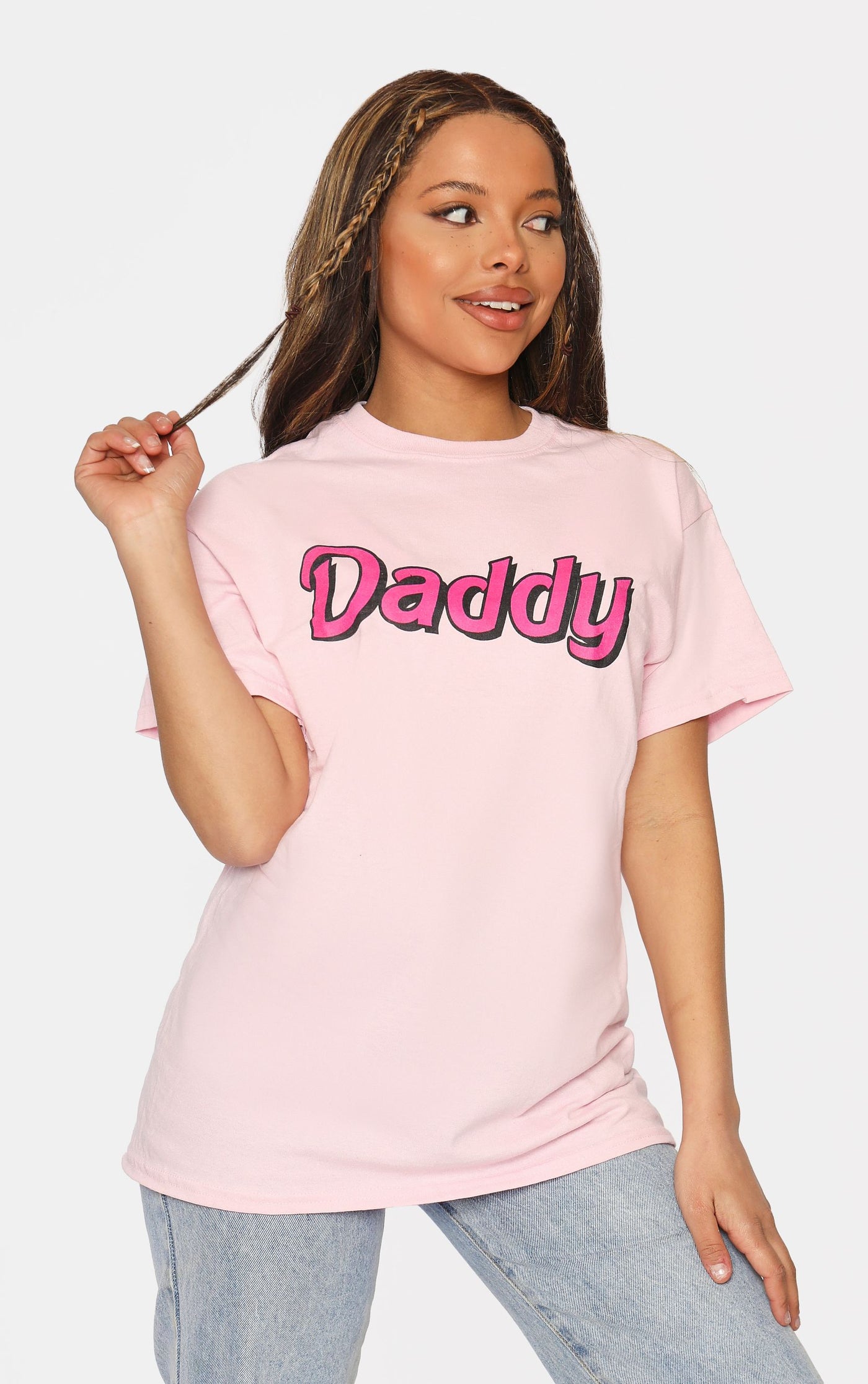 Daddy Logo Pink T-Shirt